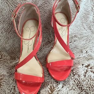 Jessica Simpson High Heel Sandles Coral